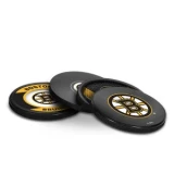 InGlasco Puck Coasters Pack - Boston Bruins