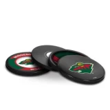 InGlasco Puck Coasters Pack - Minnesota Wild