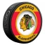 InGlasco NHL Retro Hockey Puck - Chicago Blackhawks