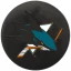 InGlasco NHL Mini Puck Charms - San Jose Sharks