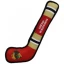 Hockey Stick Pet Toy - Chicago Blackhawks
