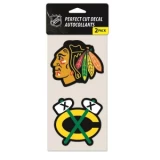 Wincraft Perfect Cut Decal 2PK - Chicago Blackhawks