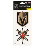 Wincraft Perfect Cut Decal 2PK - Vegas Golden Knights