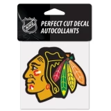 Wincraft NHL Perfect Cut Color Decal - 4" x 4" - Chicago Blackhawks