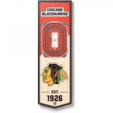 YouTheFan NHL 3D Stadium Banner 6x19 - Chicago Blackhawks