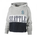 47 Brand Lizzy Cut Off Hoodie - Seattle Kraken - Womens