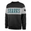 47 Brand Interstate Crew Sweater - San Jose Sharks - Adult