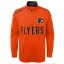 Outerstuff Attacking Zone 1/4 Zip Performance Top - Philidelpia Flyers - Youth