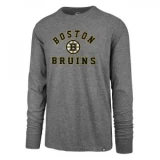47 Brand Varsity Arch Super Rival Long Sleeve Tee - Boston Bruins - Adult