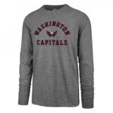 47 Brand Varsity Arch Super Rival Long Sleeve Tee - Washington Capitals - Adult