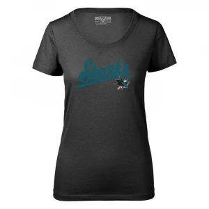 Levelwear First Edition Daily Short Sleeve Tee Shirt - San Jose Sharks - Womens