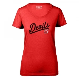 Levelwear First Edition Daily Short Sleeve Tee Shirt - New Jersey Devils - Womens