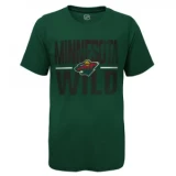 Outerstuff Hustle Ultra Tee - Minnesota Wild - Youth