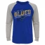 Outerstuff Over Time Long Sleeve Raglan Tee Shirt - St. Louis Blues - Youth