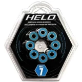 Mission Hi-Lo Axle Spacer Kit (608) - 8 Pack-vs-Konixx Helo ABEC 7 Bearings - 16 Pack