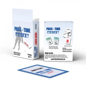 Painted Pastimes Pass-Time Hockey Card Game