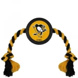Hockey Puck Pet Toy - Pittsburgh Penguins