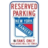 Wincraft NHL Reserved Parking Sign - New York Rangers