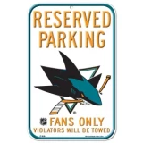 Wincraft NHL Reserved Parking Sign - San Jose Sharks