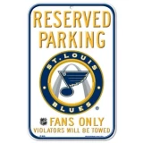 Wincraft NHL Reserved Parking Sign - St. Louis Blues