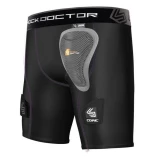 Shock Doctor 366 Women's Core Compression Hockey Short with Pelvic Protector